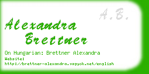 alexandra brettner business card